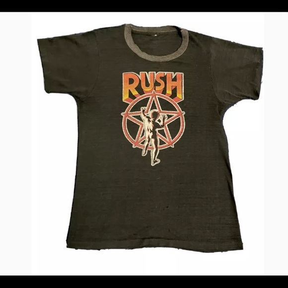 Vintage Rush Concert Tee — 1980 - Picture 1 of 2